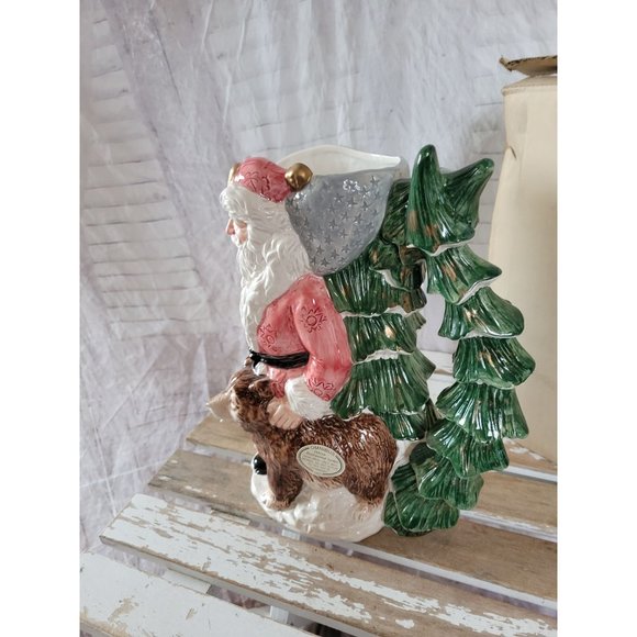 Omnibus Russian Santa picture jug bear Xmas tree decor home large - Picture 2 of 9